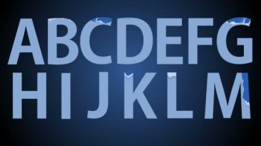 A-Z. Matlık kanalını fontla animasyon.