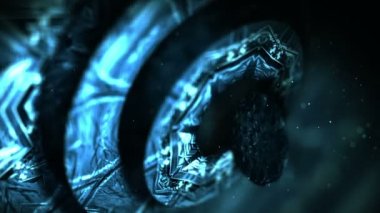 Üç boyutlu soyut hareketli grafikler