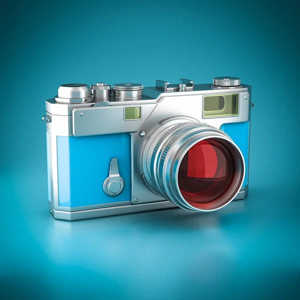 Dijital fotoğraf makinesi 3d modeli — Stok fotoğraf