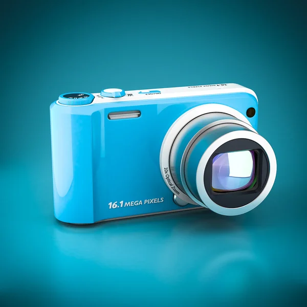 Digital camera 3d model — Stock Photo, Image