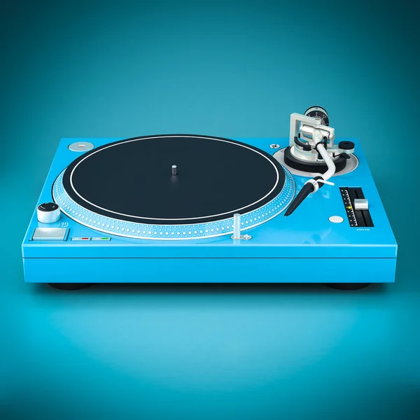 Beautiful DJ player — Stock Photo, Image