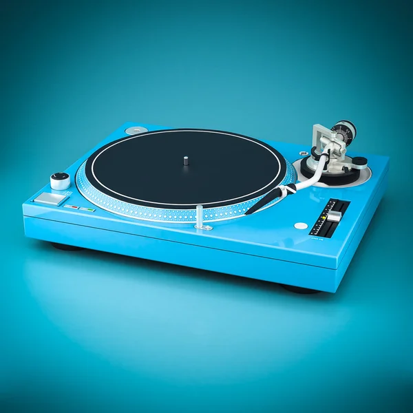 Beautiful DJ player — Stock Photo, Image