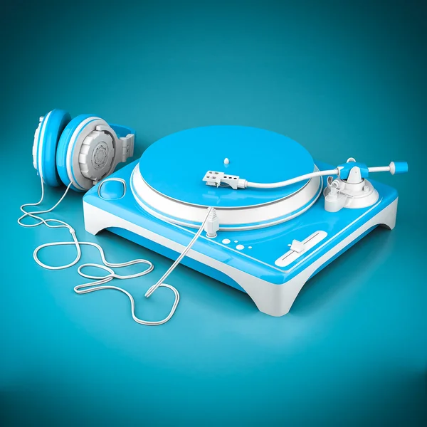 Hermoso reproductor de DJ — Foto de Stock