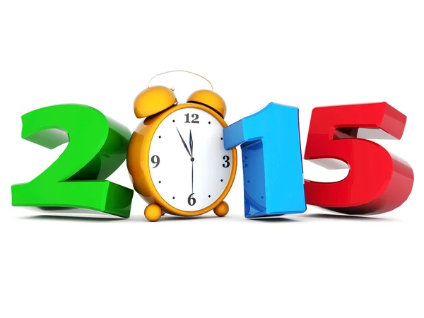 Šťastný nový rok 2014 ilustrací 3d — Stock fotografie