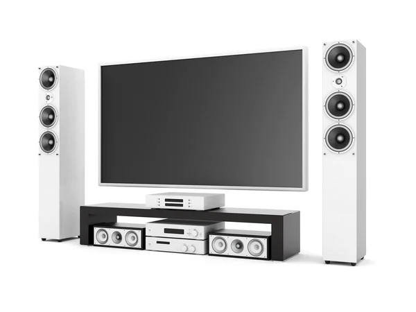 Moderno home theater — Foto Stock
