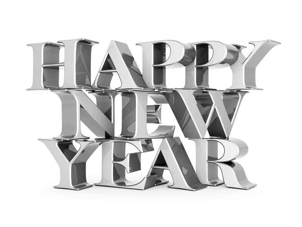 Happy new year Illustrations 3d — Stock Photo, Image