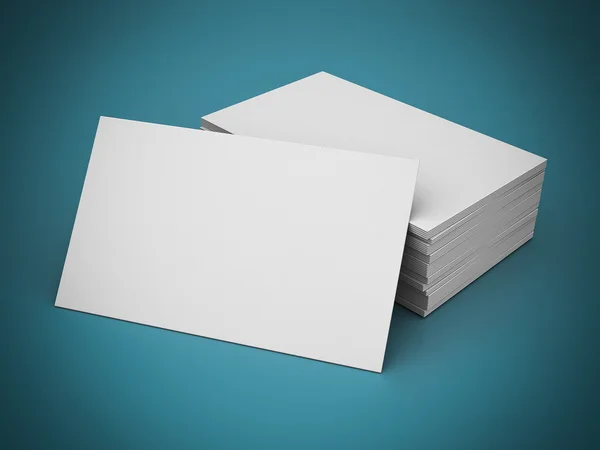 Business cards blank — Stock Photo, Image