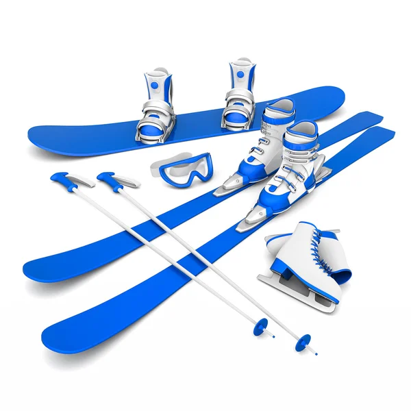 Mooie skiën — Stockfoto