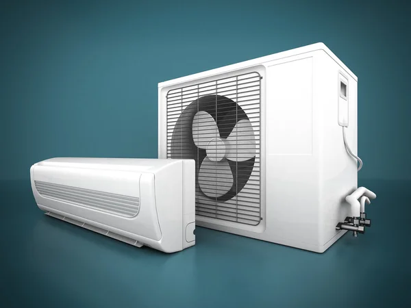 现代空调冷气机 — 图库照片