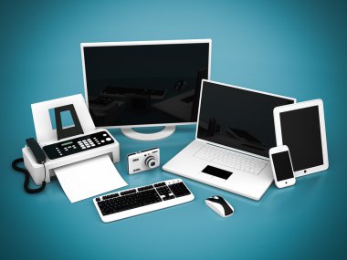 dizüstü bilgisayar, tablet pc ve smartphone