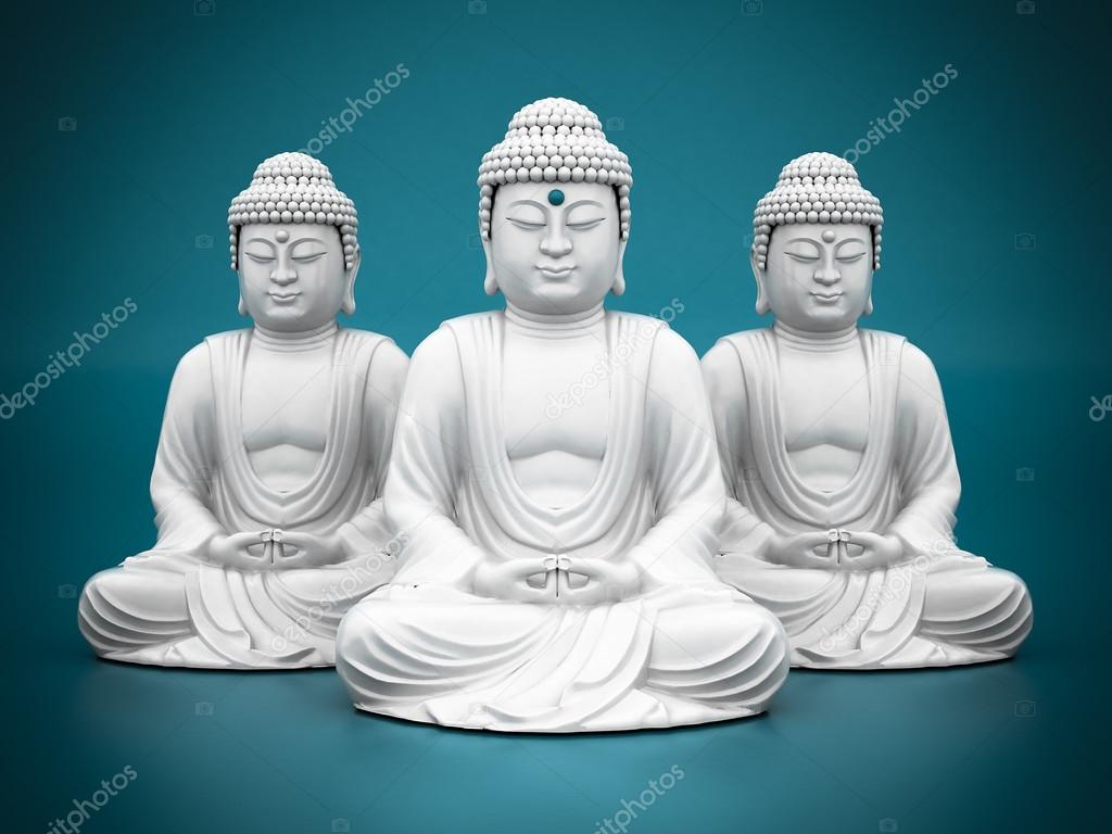 white statue of Buddha