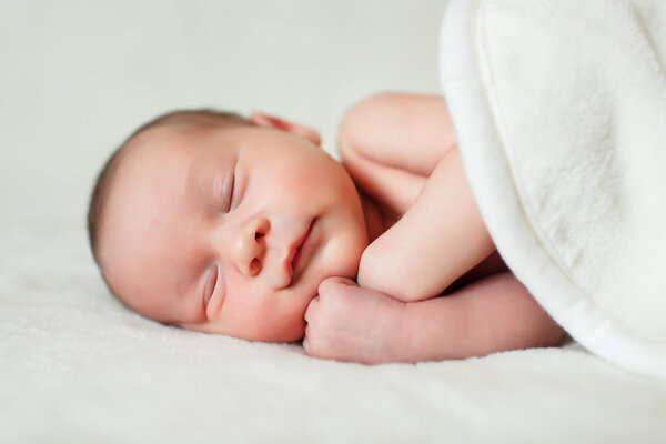 a beautiful sweet newborn baby