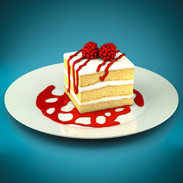 ケーキの欠片 — ストック写真