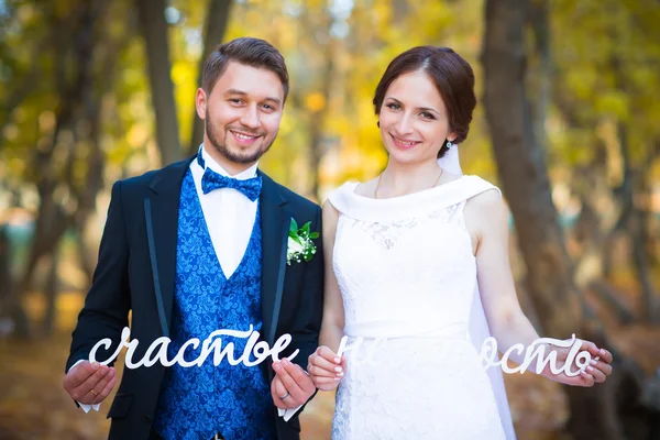 Fotografía de la boda es muy hermosa pareja —  Fotos de Stock