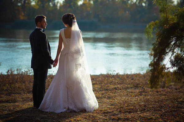 Fotografia ślubna to bardzo piękna para — Zdjęcie stockowe