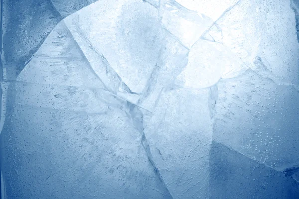 얼음에 있는 균열 — 스톡 사진