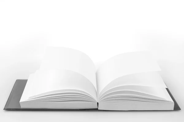 Blank pages in book — Stock Photo, Image