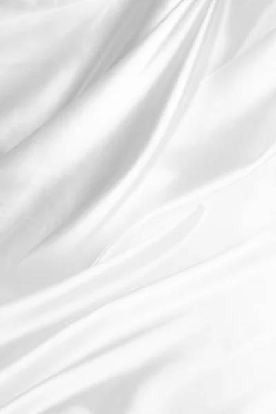 Textur aus weißer Seide — Stockfoto