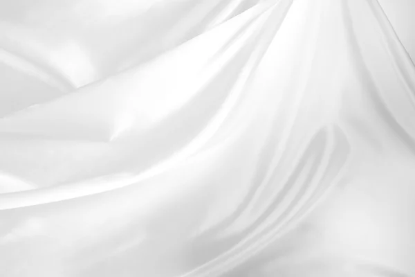 White silk fabric — Stock Photo, Image