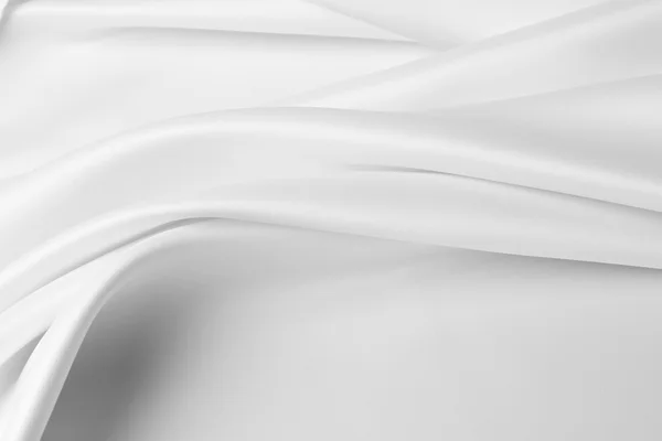 Seda blanca ondulada — Foto de Stock