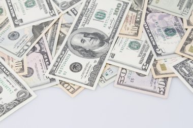 çeşitli Amerikan banknotlar