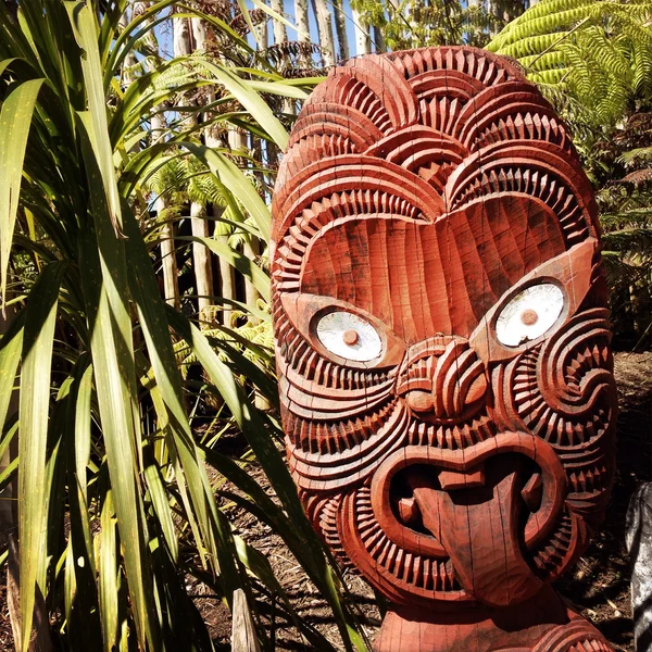 MZ Maori carving — Stock Photo, Image