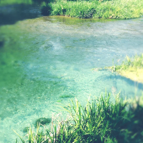 Agua pura de manantial — Foto de Stock