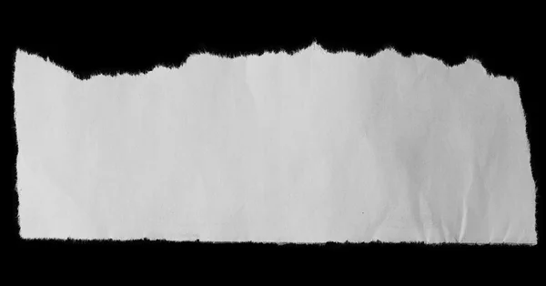 Torn paper on black — Stock Photo, Image