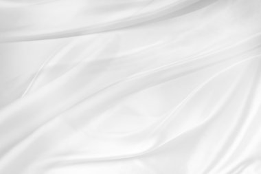 Beyaz ipek kumaş