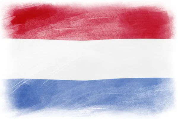 De vlag van Nederland — Stockfoto