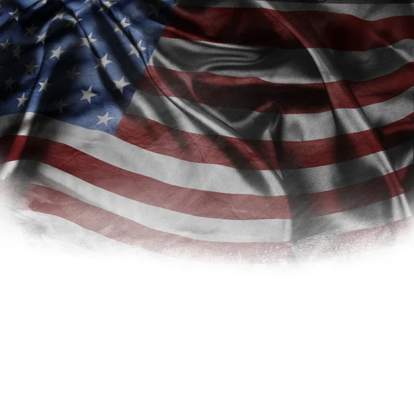 Bandera americana sedosa — Foto de Stock