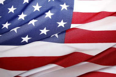 ABD bayrağı yakın çekim