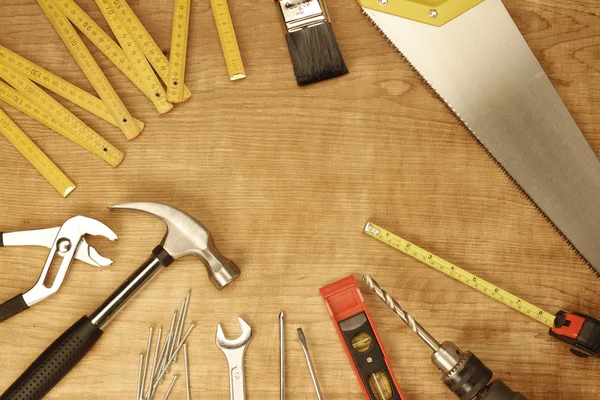 Strumenti di lavoro assortiti — Foto Stock