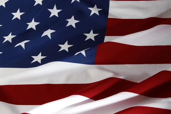 Rippled USA flag Stock Picture