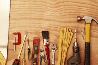Tools on wood