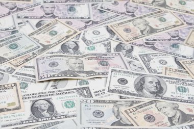 çeşitli Amerikan banknotlar