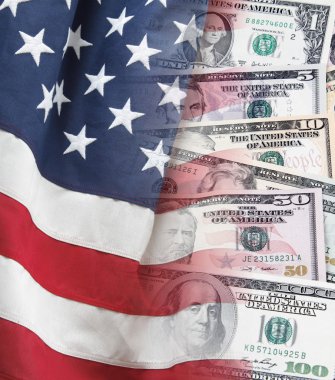 ABD bayrağı ve nakit
