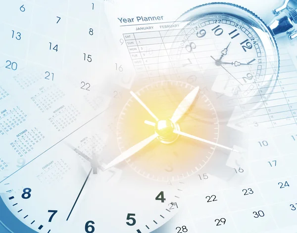 Clocks and calenders — Stock Photo, Image