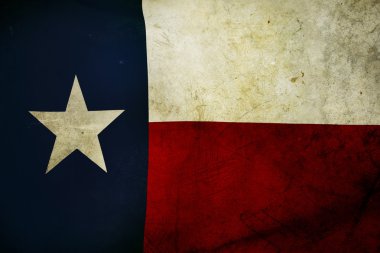 Grunge texas bayrağı