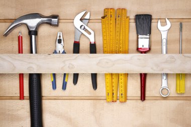 Tools on wood