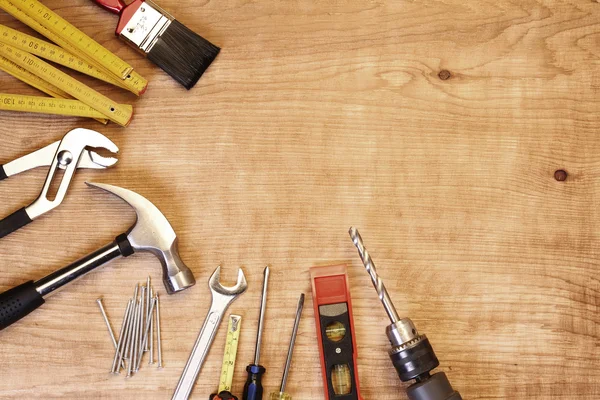 Tools on wood
