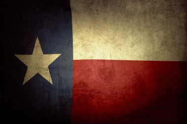 Grunge texas bayrağı
