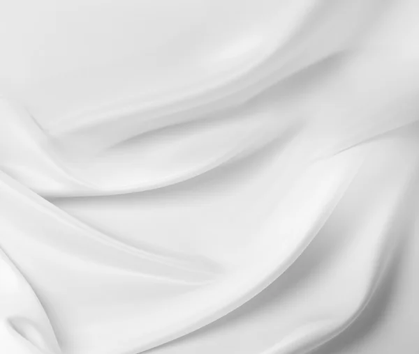 White silk fabric — Stock Photo, Image