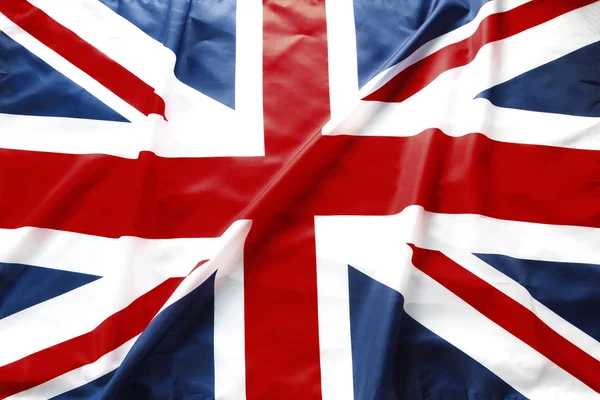 Bandera británica ondulada — Foto de Stock