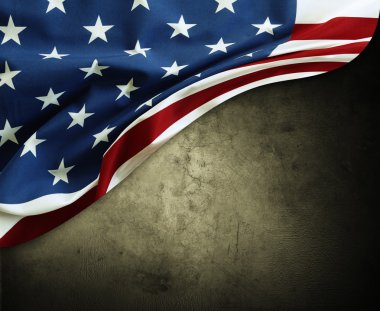 arka plan üzerinde Amerikan bayrağı