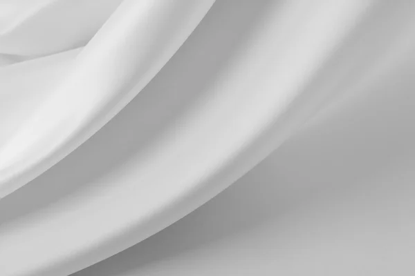 White silk fabric — Stock Photo, Image