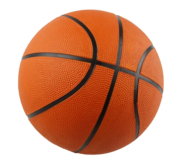 Basketball auf weiß — Stockfoto