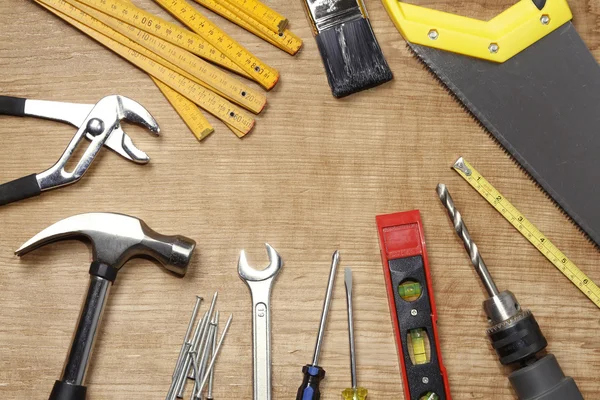 Tools on wood