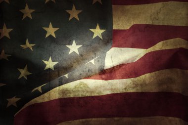 Grunge Amerikan bayrağı