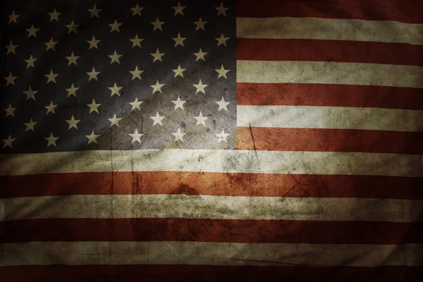 Grunge bendera Amerika — Stok Foto